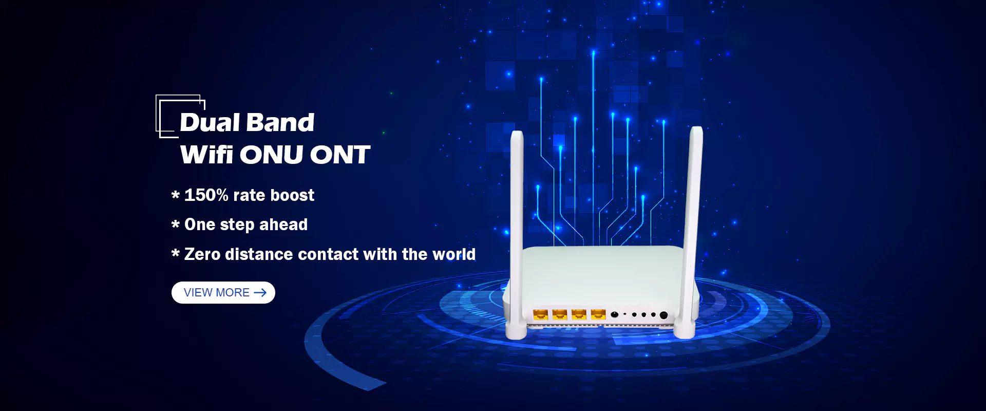 Hiina kahekordne bänd wifi5 onu ont