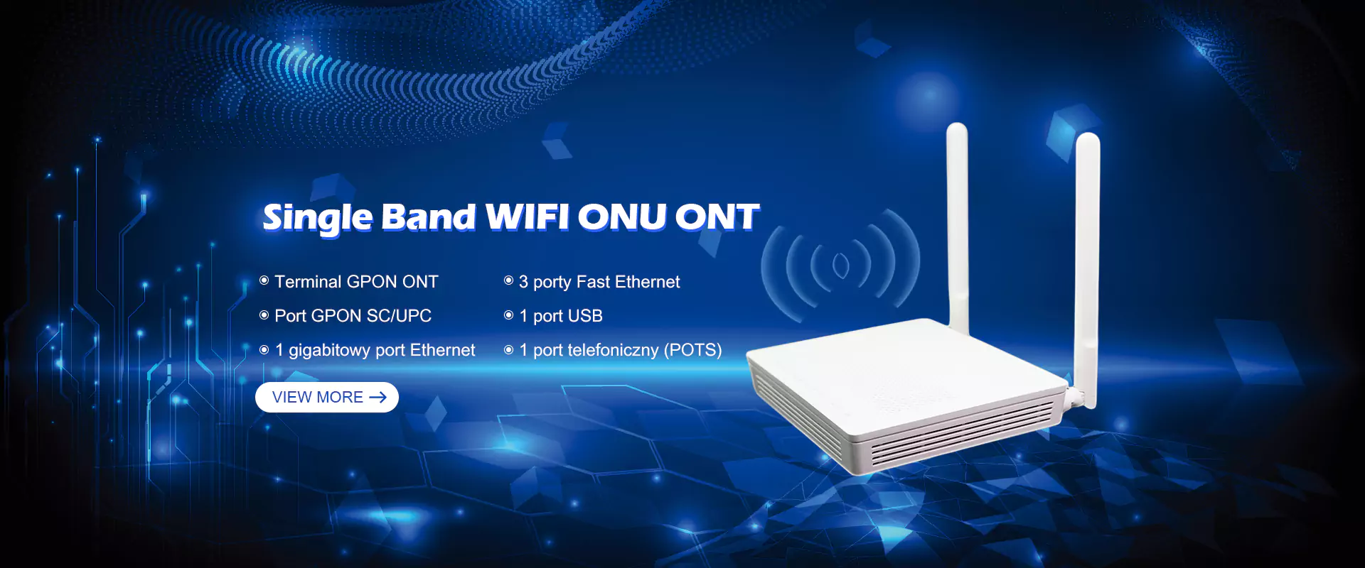 Üksikbänd wifi onu ont tarnija